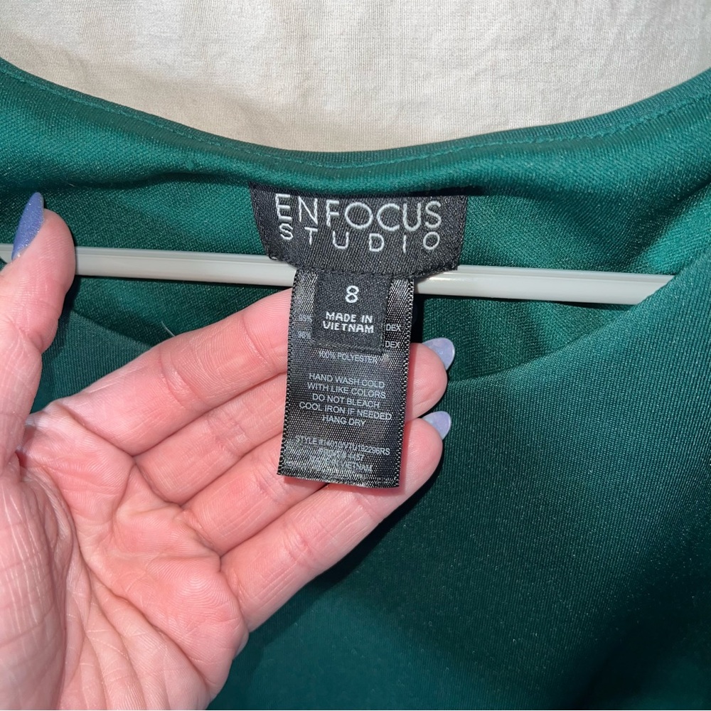 Green & Black Formal Dress - Picture 3 of 4